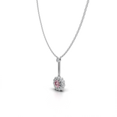 Pink Sapphire Pendant - LWPD-0330